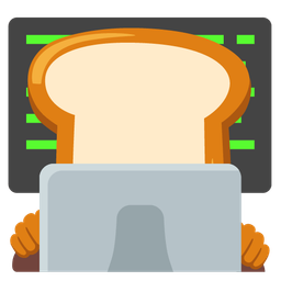 Laptop and Bread