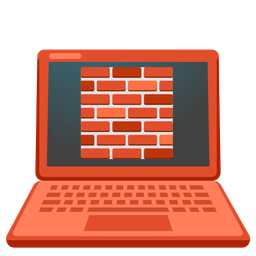 Laptop and Brick