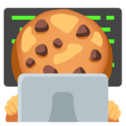 Laptop and Cookie