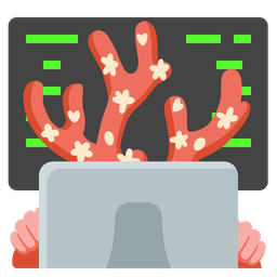 Laptop and Coral