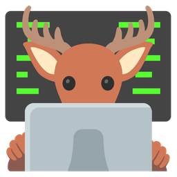 Laptop and Deer