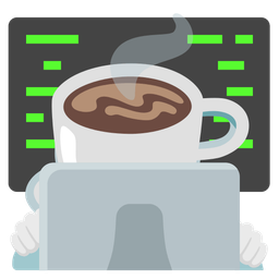 Laptop and Hot beverage