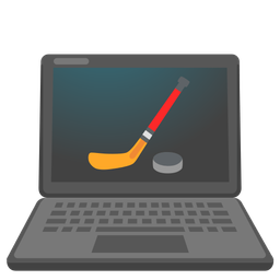 Laptop and Ice hockey