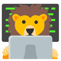Laptop and Lion
