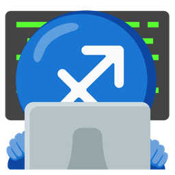 Laptop and Sagittarius