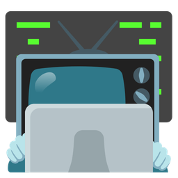 Laptop and Television