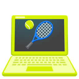 Laptop and Tennis