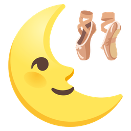 last quarter moon face and ballet shoes