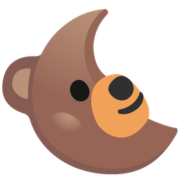 last quarter moon face and bear