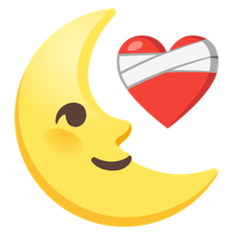 last quarter moon face and mending heart