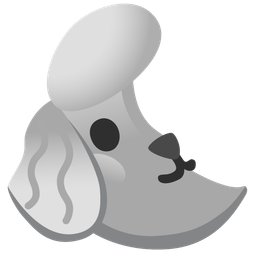 last quarter moon face and poodle