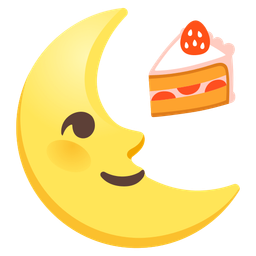 last quarter moon face and shortcake