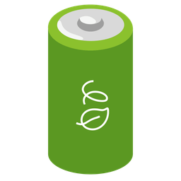 leaf fluttering in wind and battery