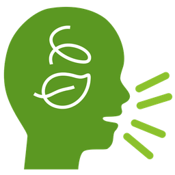 leaf fluttering in wind and busts in silhouette