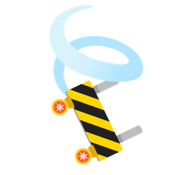 leaf fluttering in wind and construction