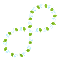 leaf fluttering in wind and infinity