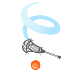 leaf fluttering in wind and lacrosse