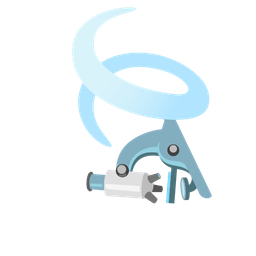 leaf fluttering in wind and microscope