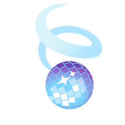 leaf fluttering in wind and mirror ball