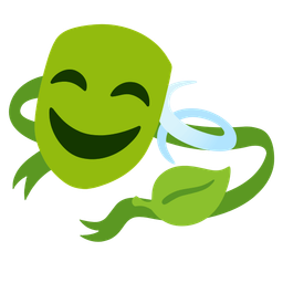 leaf fluttering in wind and performing arts