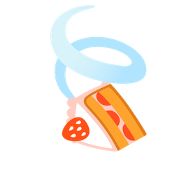 leaf fluttering in wind and shortcake