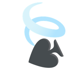 leaf fluttering in wind and spade suit