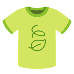 leaf fluttering in wind and t-shirt