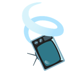 leaf fluttering in wind and television