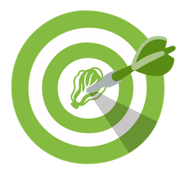 leafy green and bow and arrow