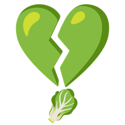 leafy green and broken heart