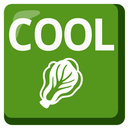 leafy green and COOL button