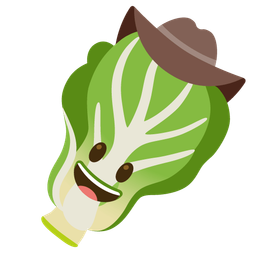 leafy green and cowboy hat face