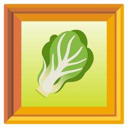 leafy green and framed picture