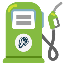 leafy green and fuel pump