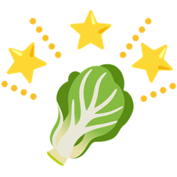 leafy green and glowing star