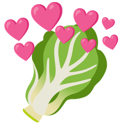 leafy green and heart with arrow