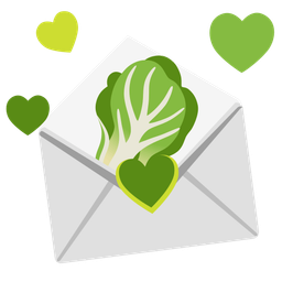leafy green and love letter