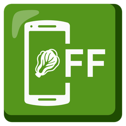 leafy green and mobile phone off