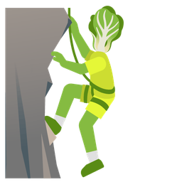 leafy green and mountain