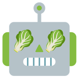 leafy green and robot