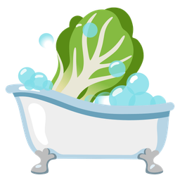 leafy green and soap