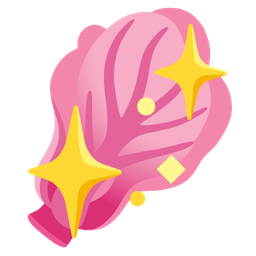 leafy green and sparkling heart