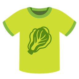leafy green and t-shirt