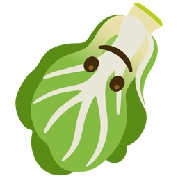 Leafy green and Upside-down face