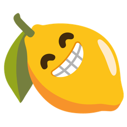 Lemon and Beaming face with smiling eyes