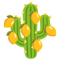 lemon and cactus