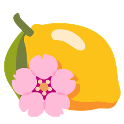 lemon and cherry blossom