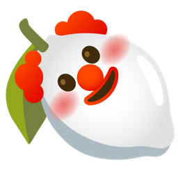 lemon and clown face