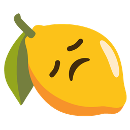 lemon and disappointed face