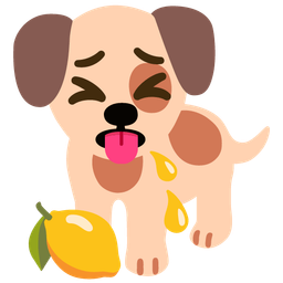 lemon and dog face
